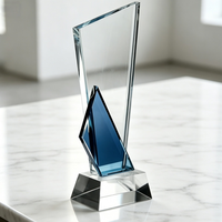 Nouvel Arrivage Direct Usine : Trophée et Médaille en Cristal Vierge avec Logo Personnalisé – Médailles Économiques pour Entraînement et Souvenirs de Team Building