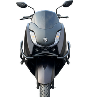 FOMOKER Nuevas Barras Protectoras de Acero al Carbono para Motor y Escape, Accesorios de Protección para Motocicleta, Color Negro, Compatibles con Yamaha Xingying 125