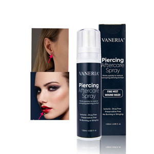 VANERIA Aftercare Piercing Spray Organic Herbal Accelerate Healing Body And Face Piercing Aftercare Spray