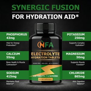 Tabletas de Hidratación con Electrolitos de Marca Privada, Hidratación Potente, Apoyo Muscular, Mantenimiento de Energía, Contiene Vitamina D3 - Product Image 6