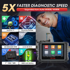 สำหรับ MX808S 2024 OBD2 และเครื่องมืออ่านโค้ด พร้อมน้ำยาทำความสะอาดหัวฉีด สำหรับรถยนต์ทุกประเภท - Product Image 4