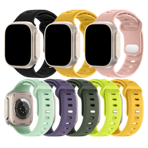 Bracelet de montre en silicone léger et imperméable de style <span class=keywords><strong>trail</strong></span> pour <span class=keywords><strong>Apple</strong></span> <span class=keywords><strong>Watch</strong></span> - Product Image 1