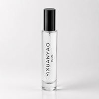 Flacon de parfum en verre rechargeable de 15 ml, mini flacon vaporisateur de voyage, logo personnalisé, Botella De Perfume