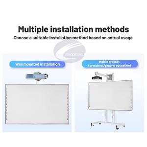 40 điểm đa cảm ứng 86 inch bảng trắng tương tác Loại trình điều khiển USB miễn phí - Product Image 4