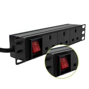 ปลั๊กไฟ PDU ขายส่งพลังงานสูง AC 110V 2M Banatton/Oem 15a