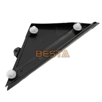 Nouvelle plaque de garniture triangulaire de rétroviseur arrière, accessoire de remplacement pour FIAT 500 2012-2019, noir mat, côté gauche et droit, 1SD00KX7AA 1SJ85KX7AA