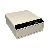 XAG-PGC1 Boîte de rangement intelligente pour bijoux en cuir haut de gamme de conception nouvelle Boîte à mot de passe Coffre-fort intelligent antivol