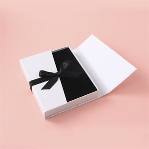 Màu trắng nam châm phong cách thời trang <span class=keywords><strong>Winder</strong></span> Cosme Jewel đá cẩm thạch đồng bằng Porta joias kéo ra 6x6 tùy chỉnh giấy Hộp quà tặng - Product Image 3