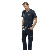 Ensembles de blouses médicales CEIL BLUE pour hommes, en tissu polyester Dobby à séchage rapide, veste et pantalon de travail pour dentistes, fabrication ODM en Chine, échantillon disponible en 7 jours