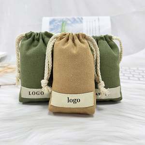 Wholesale Customized 9*13.5*2cm <b>Small</b> Cotton Pouch <b>Bag</b> Cotton Jewelry <b>Bag</b> Cotton Canvas Jewelry Pouch - Product Image 5