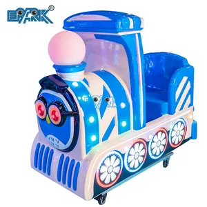 Sıcak yeni tasarım klasik araba sikke işletilen Arcade çocuk salıncak makinesi Mp3 ile küçük çocuk arabası tren makinesi