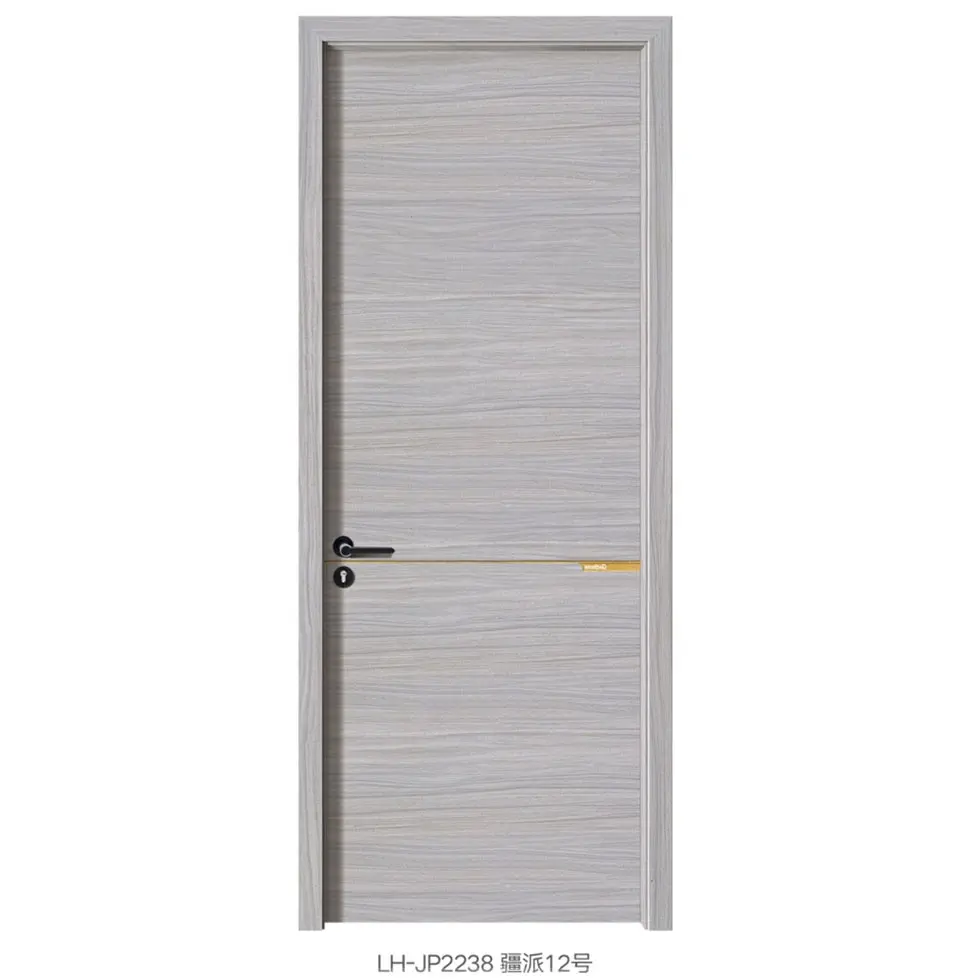 लकड़ी एचडीएफ पैनल ठोस लकड़ी भरने वाले एकल अच्छी गुणवत्ता वाले दरवाजे के स्लैब घर के आंतरिक दरवाजे