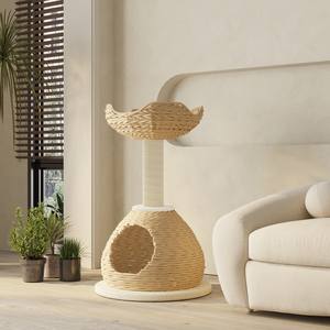 Cuccia per Gatti Intrecciata Classica per Halloween con Tiragraffi - Letto Confortevole per Animali Domestici Durevole, Non Sfilacciabile ed Ecologico - Product Image 2