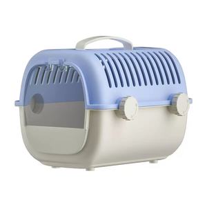 Transportín de Viaje Transpirable y Fácil de Limpiar para Mascotas Pequeñas, Jaula Portátil para Hámster con Asa y Botella de Agua para Animales Pequeños - Product Image 1