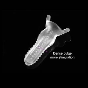 Masturbación anal para hombre y mujer, expansor de enchufe anal hueco multifuncional transparente - Product Image 4