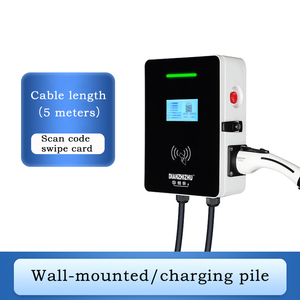 สถานีชาร์จรถยนต์ไฟฟ้าแบบติดตั้งบนพื้น รุ่นใหม่ หัวชาร์จคู่ AC/DC 3.5-7kW สำหรับสถานีชาร์จรถยนต์เชิงพาณิชย์ - Product Image 4