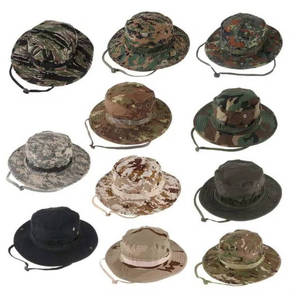 Unisex Outdoor Camouflage Bennie Hat Rounded Edge Tactical Fishing Sunhat <strong>Custom</strong> Logo Printed Knitted Travel Cycling Daily - Product Image 2