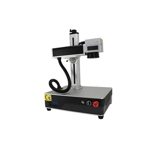 Máquina de marcação a laser da fibra 20w 30w para marcação de todos os tipos de cartões de amostras do metal