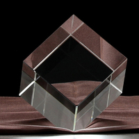 Vente en gros de cubes en cristal K9 vierges de haute qualité, personnalisés avec gravure laser 3D, pour gravure de cadeaux