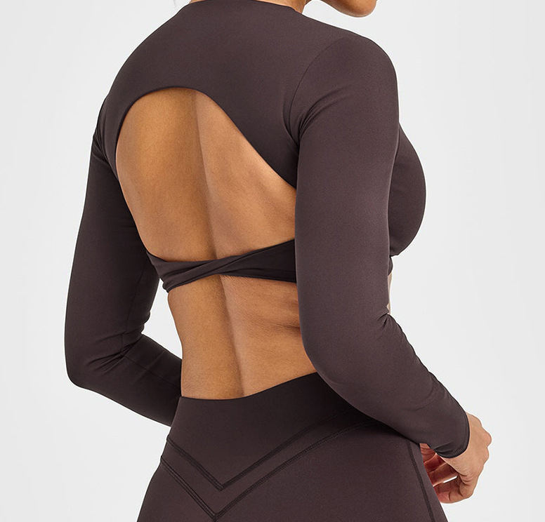 ยาว-สีน้ำตาล