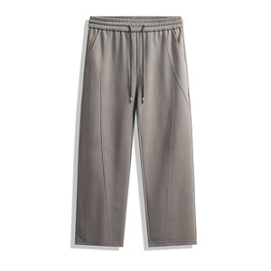 Pantalones casuales rectos con cordón para hombre primavera y otoño 2025 nueva moda Joker deportes pantalones de pierna ancha sueltos al aire libre correr Delgado - Product Image 4
