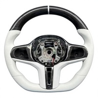 Volant de course en fibre de carbone à fond plat avec palettes de commande pour BM/W G20 G30 330i M340i 530i M550i 2019-2024