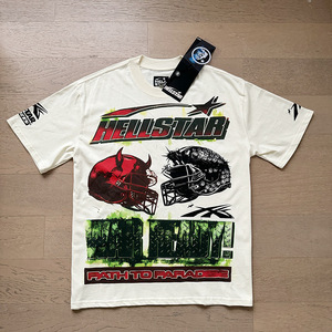 เสื้อยืดแขนสั้นลำลองผู้ชายสไตล์อเมริกันเทรนด์ เฮลสตาร์ ลายสัตว์พิมพ์เลเซอร์ ผ้าสแปนเด็กซ์/คอตตอน ซักแล้ว ไม่ยับ - Product Image 3