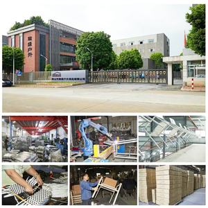 Chaises de salle à manger empilables modernes en aluminium, chaise de loisirs en corde tressée grise, chaise de jardin en rotin d'extérieur, chaise de salle à manger de restaurant de patio - Product Image 5