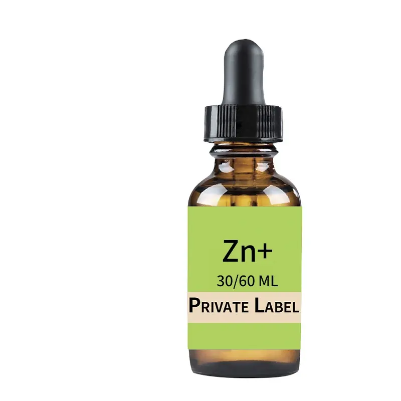 OEM ODM Private label customized flavor multivitamin drops liquid with zinc and calcium