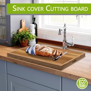 Planche de protection de cuisinière en bois d'acacia, extra large, <span class=keywords><strong>pour</strong></span> les plaques de cuisson électriques et à gaz, protection de l'espace de comptoir <span class=keywords><strong>pour</strong></span> les camping-cars - Product Image 5