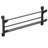 Étagère de rangement pour chaussures et pantoufles en métal non perforé, murale, pour entrée, derrière la porte, pliable, sans perçage, organiseur de chaussures