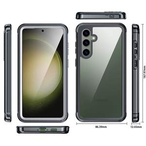 Dual ayer Rugged clear back cove pour <span class=keywords><strong>Samsung</strong></span> Galaxy S23 FE S21 FE <span class=keywords><strong>S20</strong></span> FE avec protection d'<span class=keywords><strong>écran</strong></span> antichoc Case - Product Image 2