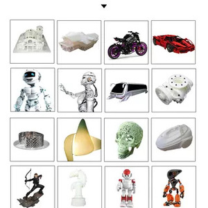 Figurine imprimée en 3D en résine Asahi, prototypage de modèle personnalisé CNC - Product Image 4