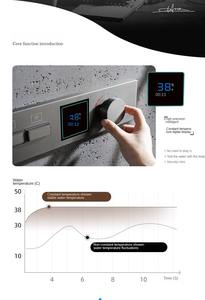 2024 nuevo techo <span class=keywords><strong>tipo</strong></span> baño lujo latón puro cuadrado cabezal de ducha grifo mezclador termostático ducha de <span class=keywords><strong>lluvia</strong></span> - Product Image 5