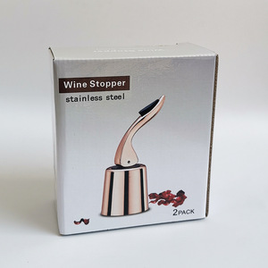 Tapón de acero inoxidable <span class=keywords><strong>para</strong></span> <span class=keywords><strong>vino</strong></span>, tapón de Metal <span class=keywords><strong>para</strong></span> botella de champán, con logotipo personalizado - Product Image 5