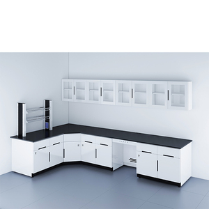 Mesa de Laboratorio Central Compacta Personalizada con Marco Hexagonal, Multiplaza, Electrónica, Antiestática, ESD, Estación de Trabajo Industrial para Experimentos - Product Image 4