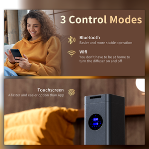 Diffusore Nebulizzatore Commerciale Grande da Pavimento per Grandi Aree, Elettrico in Metallo, per Aromi e Profumi, Lingua Francese, 1 Anno di Garanzia - Product Image 2