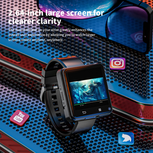 Montre connectée Android 11 3g+32gb 2.64 pouces <span class=keywords><strong>Grand</strong></span> écran Carte SIM Mobile GPS Wifi Caméra Montre connectée - Product Image 3