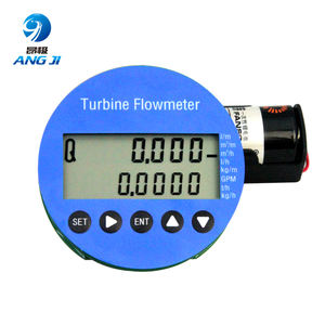 Pemancar pengukur aliran turbin tampilan sederhana, untuk pengukuran cairan untuk pengukuran Flowmeter turbin cair - Product Image 1