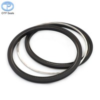 Sello Combinado con Resorte en V, Relleno de Carbono, PTFE, Carcasa de Acero Inoxidable, Anillo de Sellado Compacto de Baja Fricción, Hidráulico