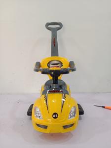 Baby- und Kleinkind-Rutschauto für 1-3 Jahre mit Schiebestange, Pedalen und Musik, Kinder-Lauflernwagen mit 4 Rädern, Spielzeugfahrzeug - Product Image 3