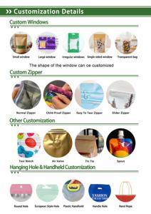 कस्टम-मुद्रित एल्यूमीनियम पन्नी जिपर स्टैंड-अप बैग पुनर्विक्रय योग्य प्रकाश-प्रयोगशाला के नमूनों/चिकित्सा, ब्रांडेड लेबलिंग के लिए पैकेजिंग से बचें - Product Image 5