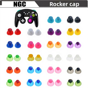 Repuesto de Joystick Analógico 3D para Nintendo <span class=keywords><strong>Gamecube</strong></span>, Cubierta de Botón de Joystick con Forma de Hongo para NGC - Product Image 5