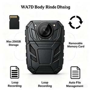 Cámara de Grabación de Audio WA7D, Cámara Corporal Portátil para Uso Diario en Exteriores - Product Image 4