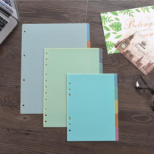 Séparateurs <span class=keywords><strong>de</strong></span> pages en forme <span class=keywords><strong>de</strong></span> dossier en PP semi-<span class=keywords><strong>transparent</strong></span> pour <span class=keywords><strong>bureau</strong></span>, format A4/A5, étiquettes <span class=keywords><strong>de</strong></span> couleur, cartes d'index, papier à feuilles mobiles - Product Image 3