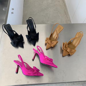 Zapatos de <span class=keywords><strong>Tacón</strong></span> Cómodos y Ligeros para Mujer de Punta Fina a la Moda Verano 2024 para <span class=keywords><strong>Fiesta</strong></span> Vestido Casual <span class=keywords><strong>Sandalias</strong></span> - Product Image 4