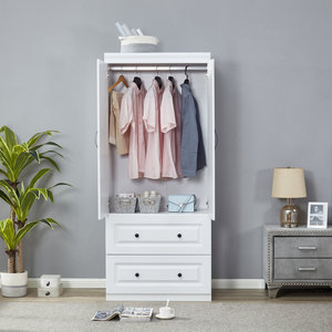 Armario moderno para ropa, armario sencillo, <span class=keywords><strong>quarda</strong></span> roupa, diseños de dormitorio, organizadores de armario blancos, armario de fácil almacenamiento, armarios de madera - Product Image 2