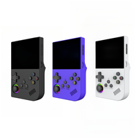 Consola de Videojuegos Retro con Múltiples Simuladores, Consola de Juegos Portátil con Pantalla IPS de 3.5 Pulgadas, Sistema Linux RK3326