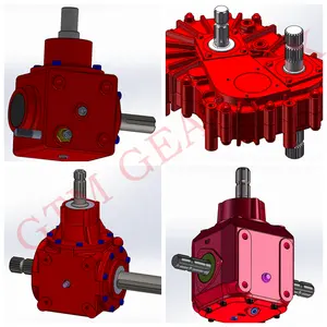 Caixa de engrenagens agrícola padrão Euro, caixa de velocidades para máquinas agrícolas, pulverizador de pesticidas