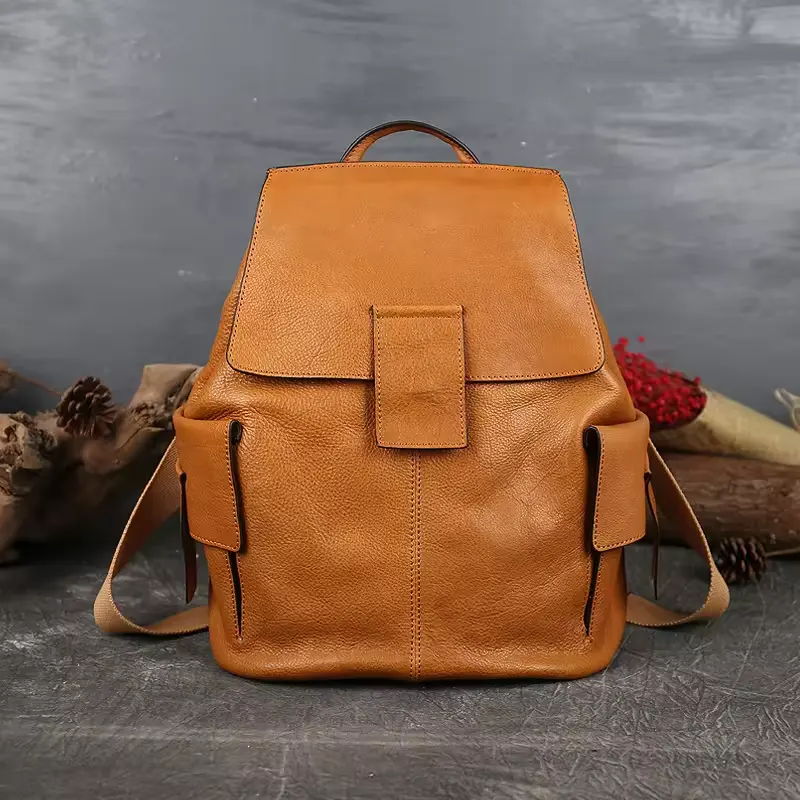 Mochila de escuela femmes en cuir souple petit sac à dos avec logo sport court mode 2023 école épaule nouveaux sacs pour ordinateur portable pour fille